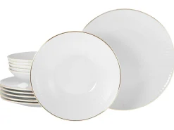 Creatable Geschirrset|Valencia - Tafelservice 12-tlg - Weiss