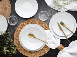 Creatable Geschirrset|Teller|Valencia - Tellerset 18-tlg - Weiss