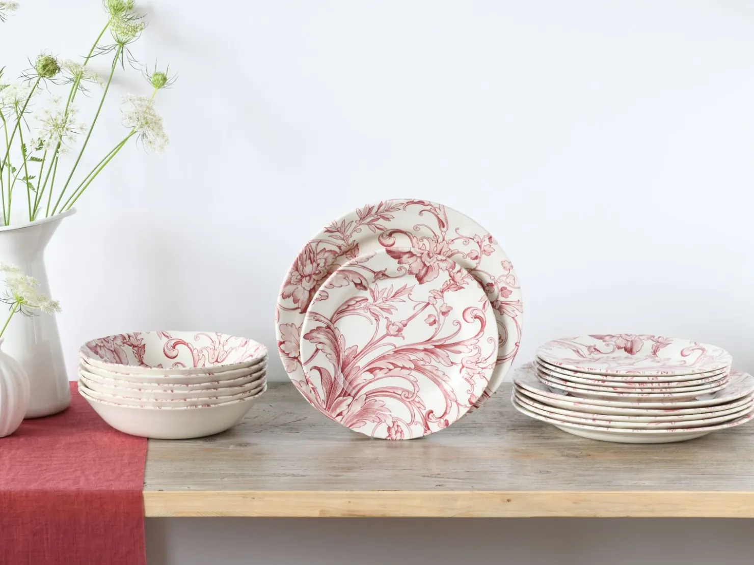 Creatable Geschirrset|Venecia - Tellerset 18-tlg - Pink