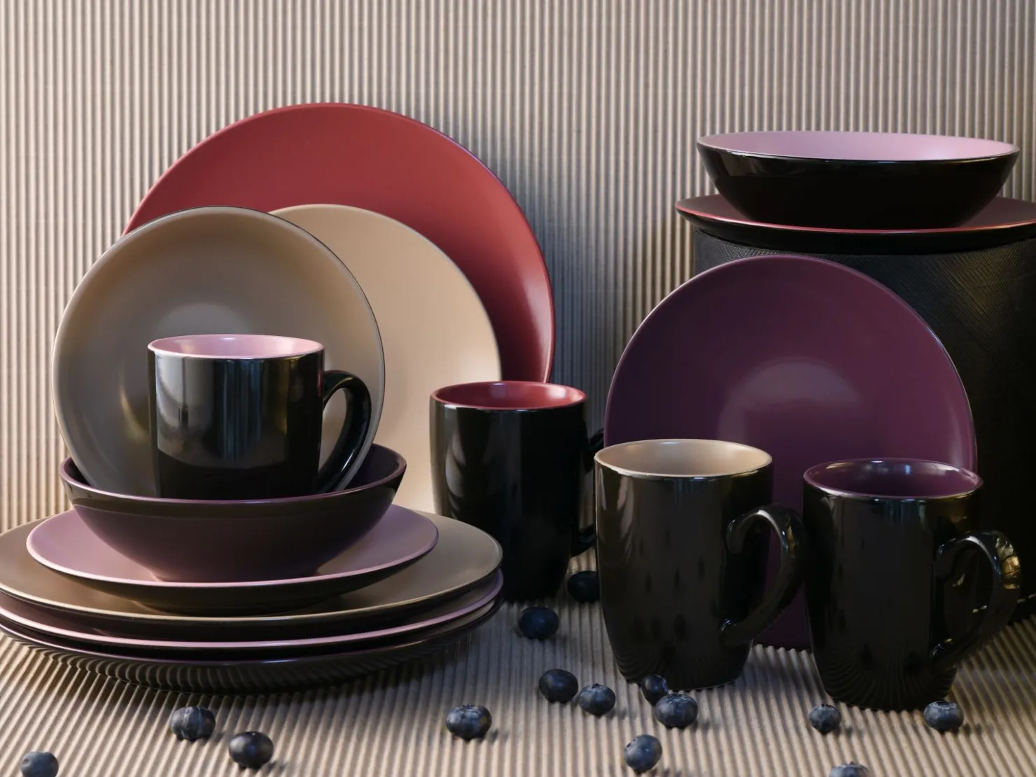 Creatable Geschirrset|Very - Kombiservice 16-tlg - Bunt