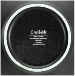 Creatable Pizza & Pasta|Geschirrset|Vesuvio - Pastateller 4-tlg - Schwarz