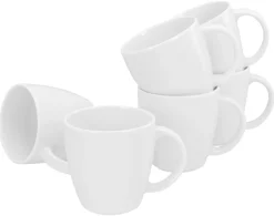 Creatable Becher & Tassen|Geschirrset|Victoria - Kaffeebecher 6-tlg - Weiss