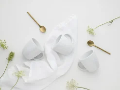 Creatable Becher & Tassen|Geschirrset|Victoria - Kaffeebecher 6-tlg - Weiss