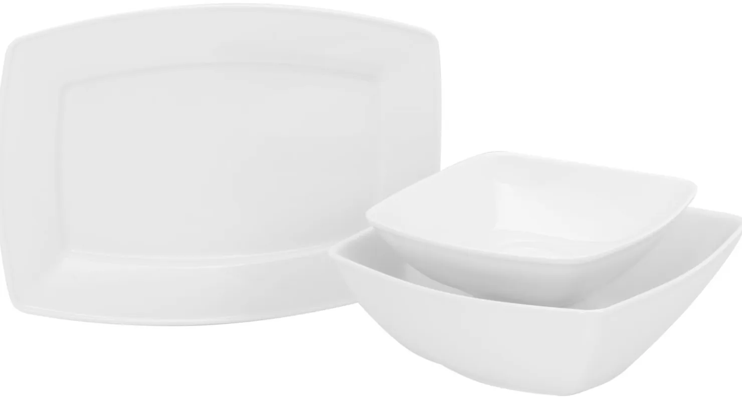 Creatable Geschirrset|Victoria - Servierset 3-tlg - Weiss
