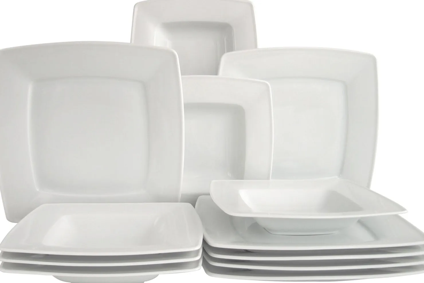 Creatable Geschirrset|Victoria - Tafelservice 12-tlg - Weiss
