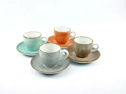 Creatable Geschirrset|Vintage Nature - Espresso Set 8-tlg - bunt