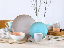 Creatable Geschirrset|Vintage Nature - Kombiservice 16-tlg - Weiss
