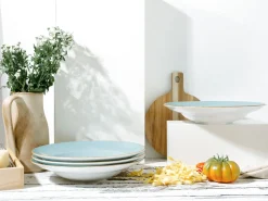 Creatable Pizza & Pasta|Geschirrset|Vintage Nature - Pastateller 4-tlg - Weiss