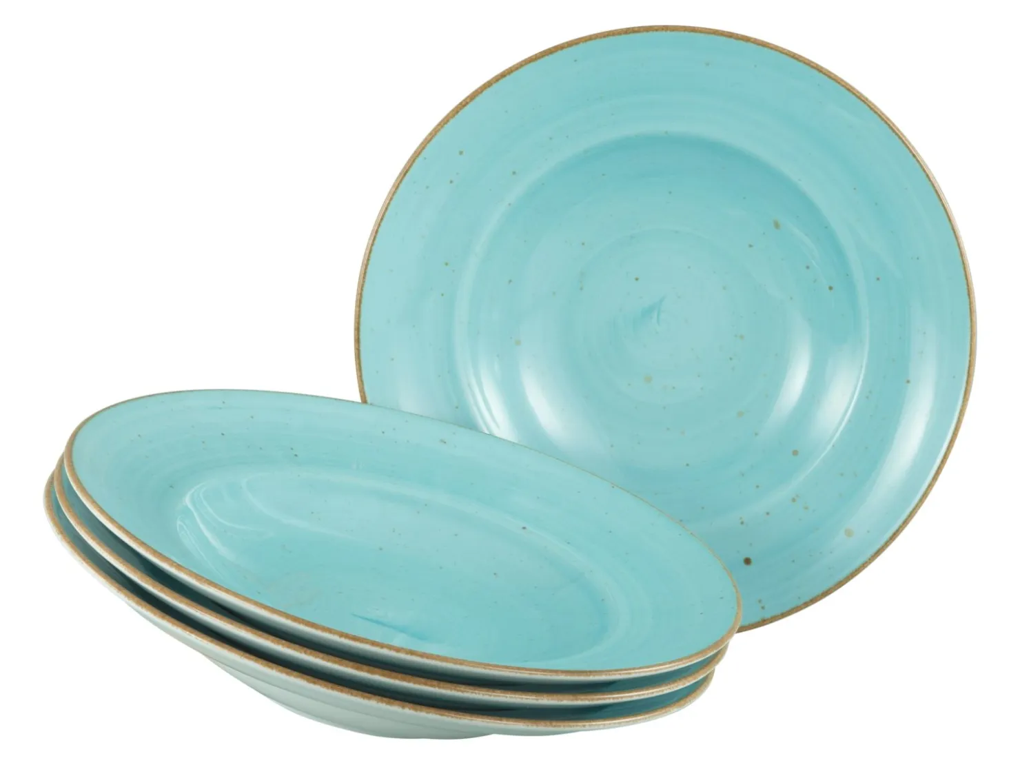 Creatable Pizza & Pasta|Geschirrset|Vintage Nature - Pastateller 4-tlg - Weiss