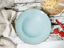 Creatable Pizza & Pasta|Geschirrset|Vintage Nature - Pastateller 4-tlg - Weiss