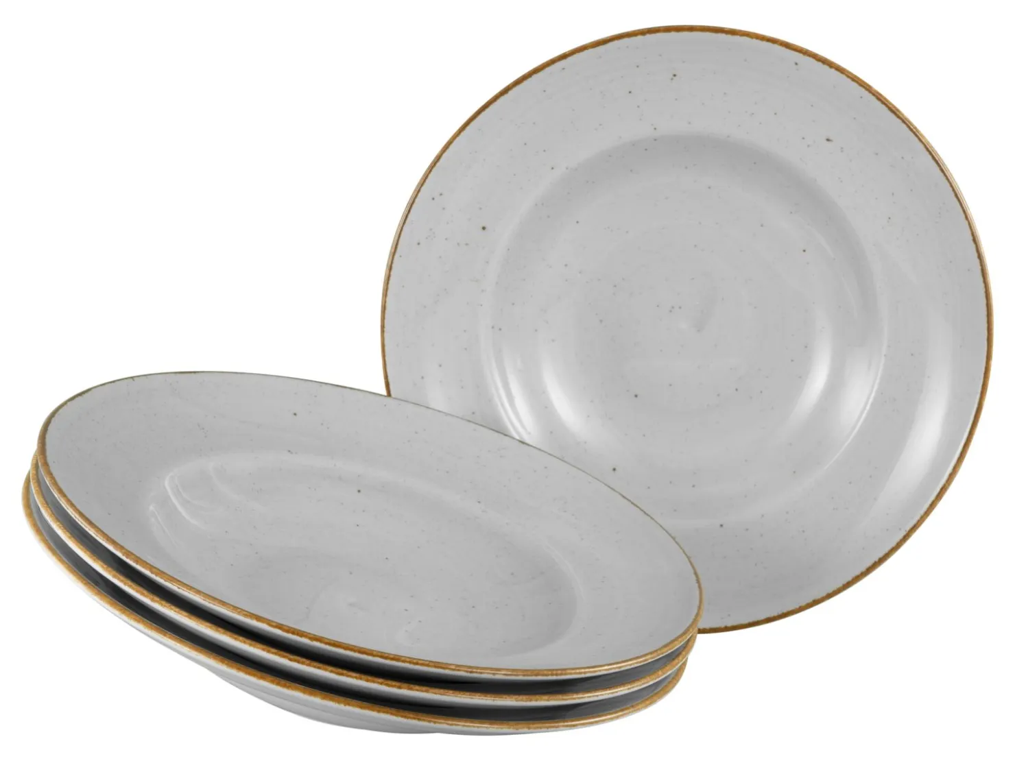Creatable Pizza & Pasta|Geschirrset|Vintage Nature - Pastateller 4-tlg - Weiss