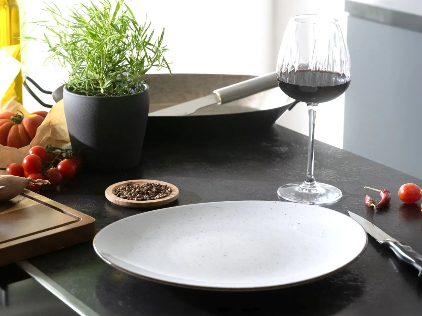 Creatable Geschirrset|Teller|Vintage Nature - Tellerset 4-tlg, Vintage Nature - Steak Set 8-tlg - bunt