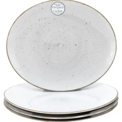 Creatable Geschirrset|Teller|Vintage Nature - Tellerset 4-tlg, Vintage Nature - Steak Set 8-tlg - bunt