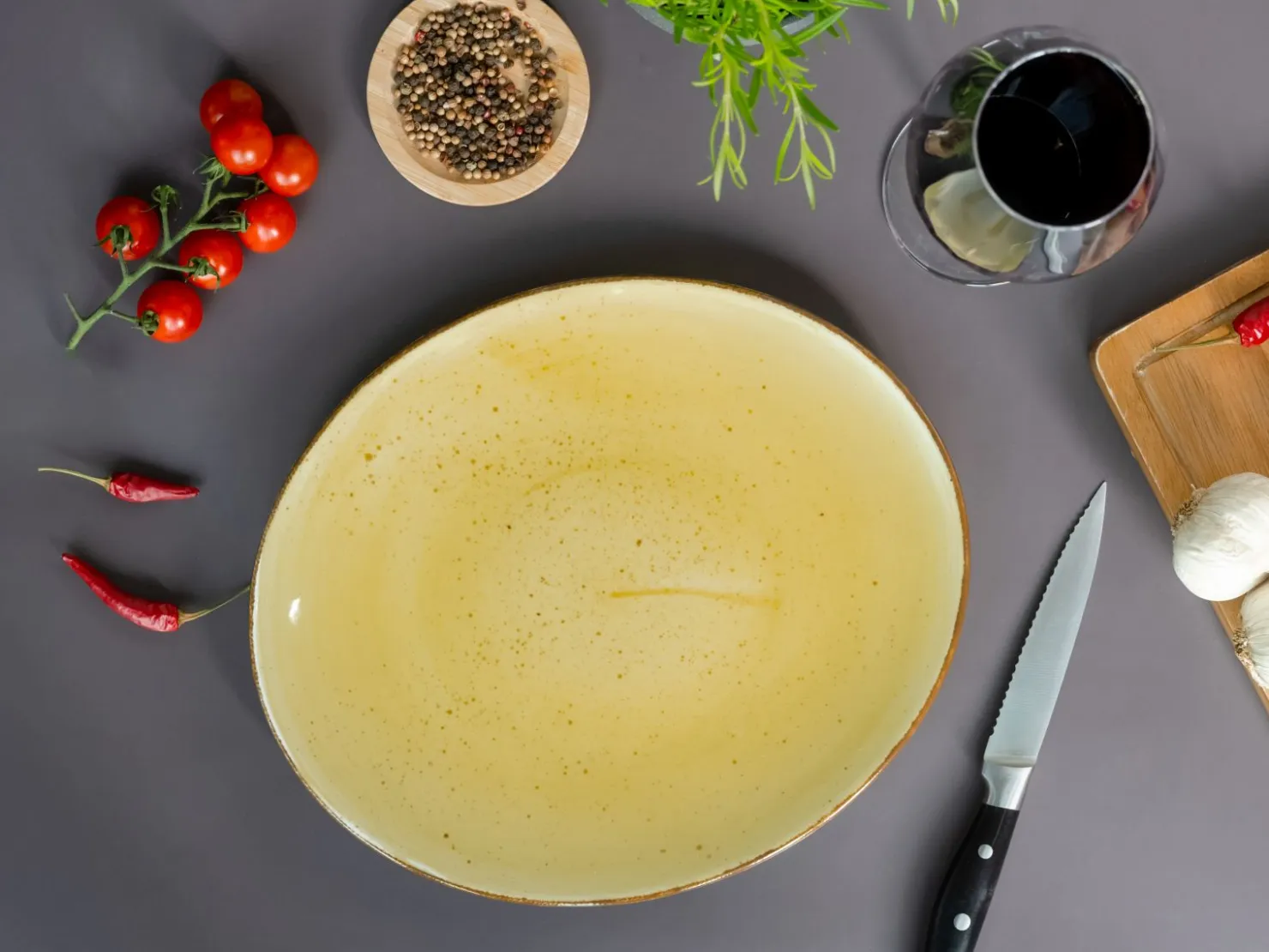 Creatable Geschirrset|Teller|Vintage Nature - Tellerset 4-tlg, Vintage Nature - Steak Set 8-tlg - bunt