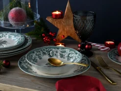Creatable Geschirrset|Weihnachten - Tellerset 12-tlg - Grün