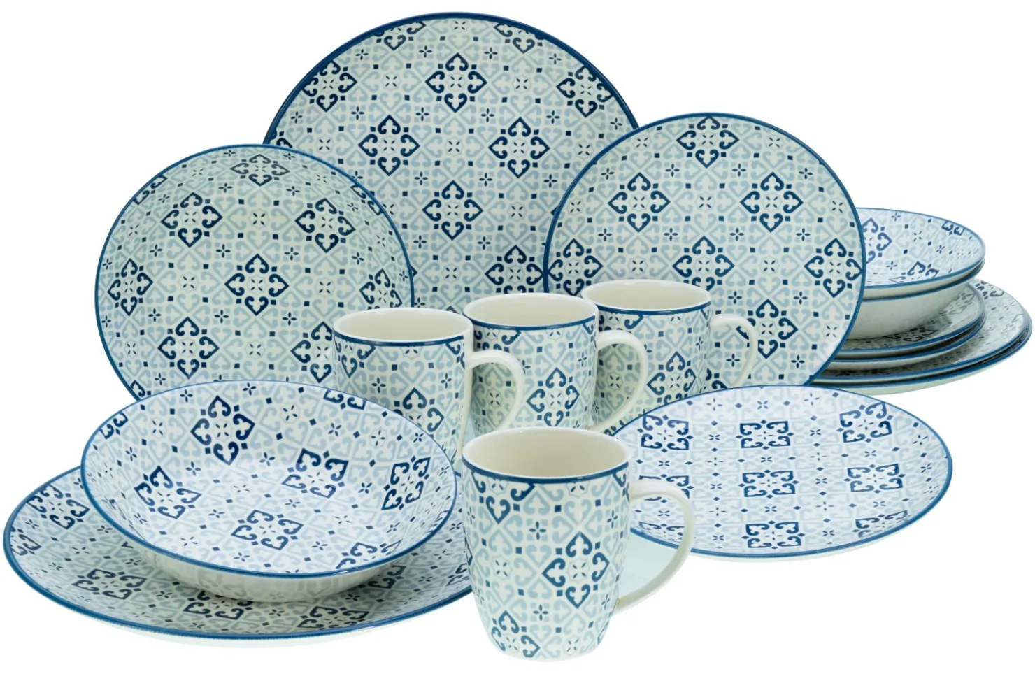 Creatable Geschirrset|Yara - Kombiservice 16-tlg - bunt