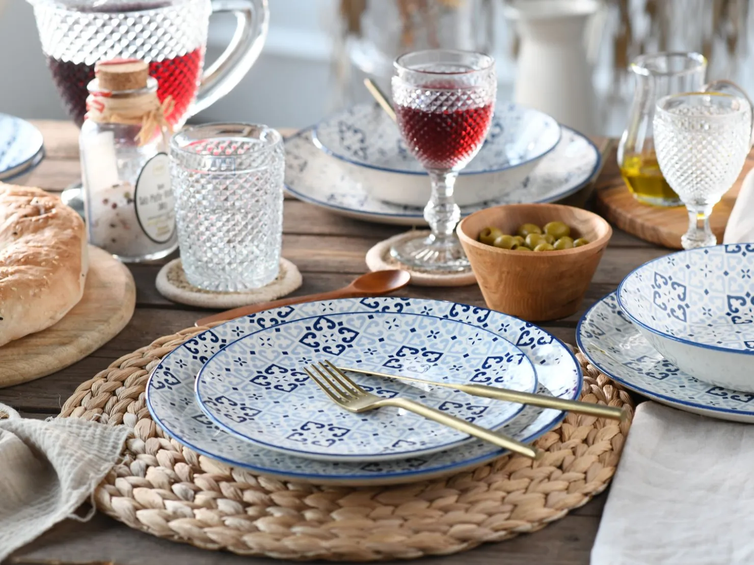 Creatable Geschirrset|Teller|Yara - Tellerset 12-tlg - bunt