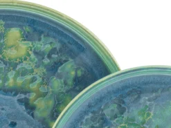 Creatable Geschirrset|Teller|Yuki - Dessertteller 4-tlg - Grün-blau