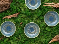 Creatable Bowls & Schüsseln|Geschirrset|Yuki - Mehrzweckschale 4-tlg - Grün-blau