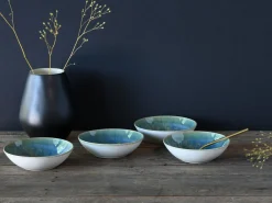 Creatable Bowls & Schüsseln|Geschirrset|Yuki - Mehrzweckschale 4-tlg - Grün-blau