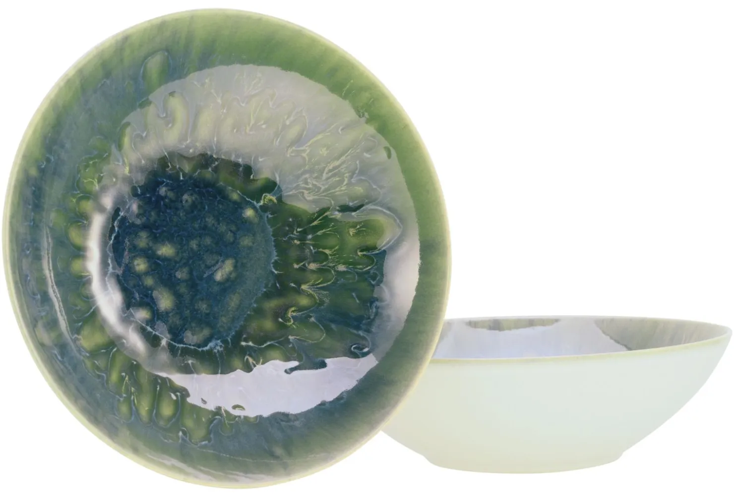 Creatable Bowls & Schüsseln|Geschirrset|Yuki - Salatschüssel 2-tlg - Grün-blau
