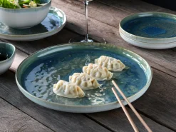 Creatable Geschirrset|Teller|Yuki - Tellerset 8-tlg - Grün-blau